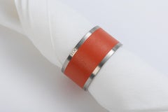 MADELEINE - Napking Ring - Set of 2 Napkin Holders - Spritz Orange