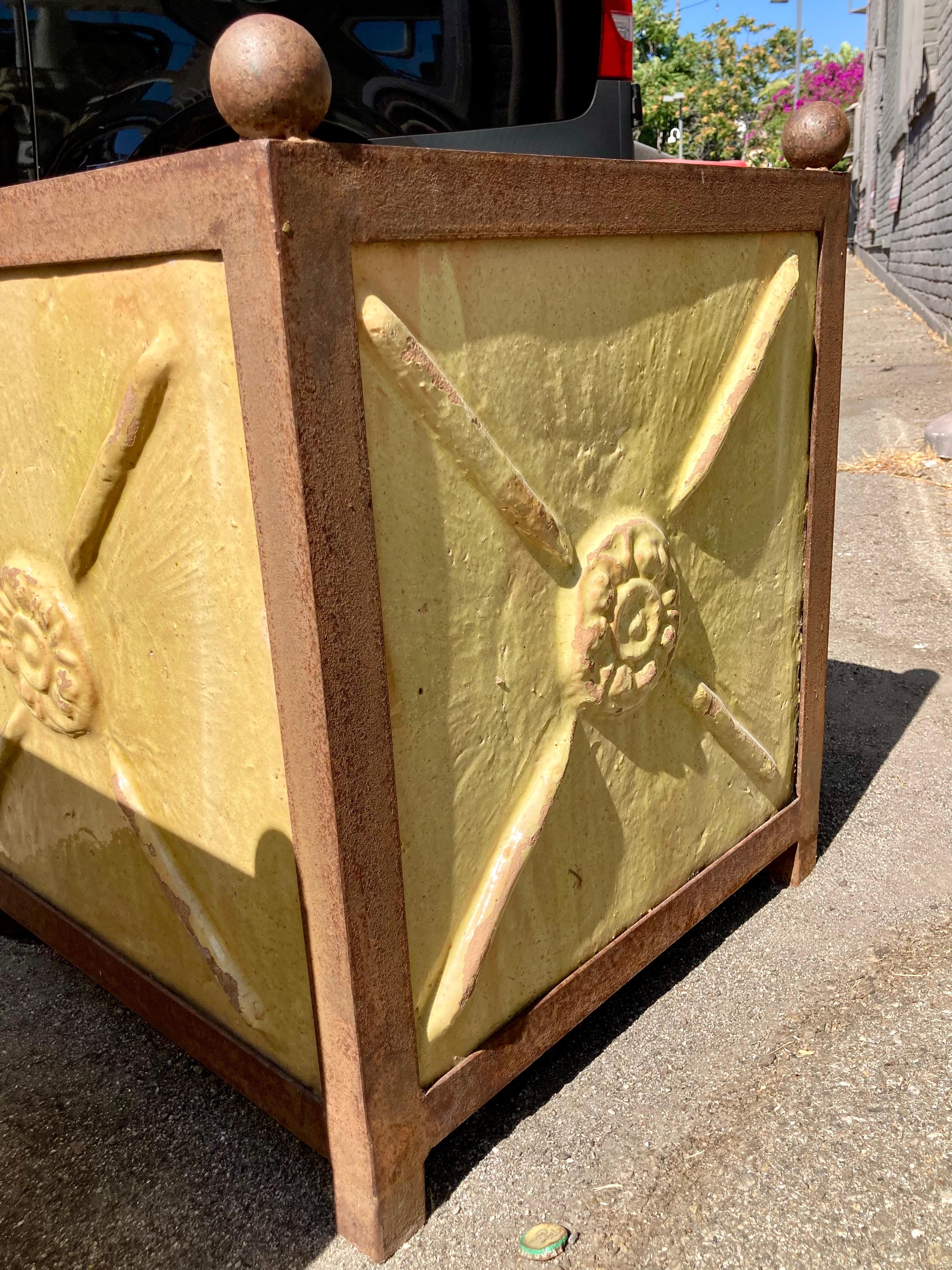 Madeline Anduze Orangerie Planter Box Yellow Glazed Terracotta - 2 5