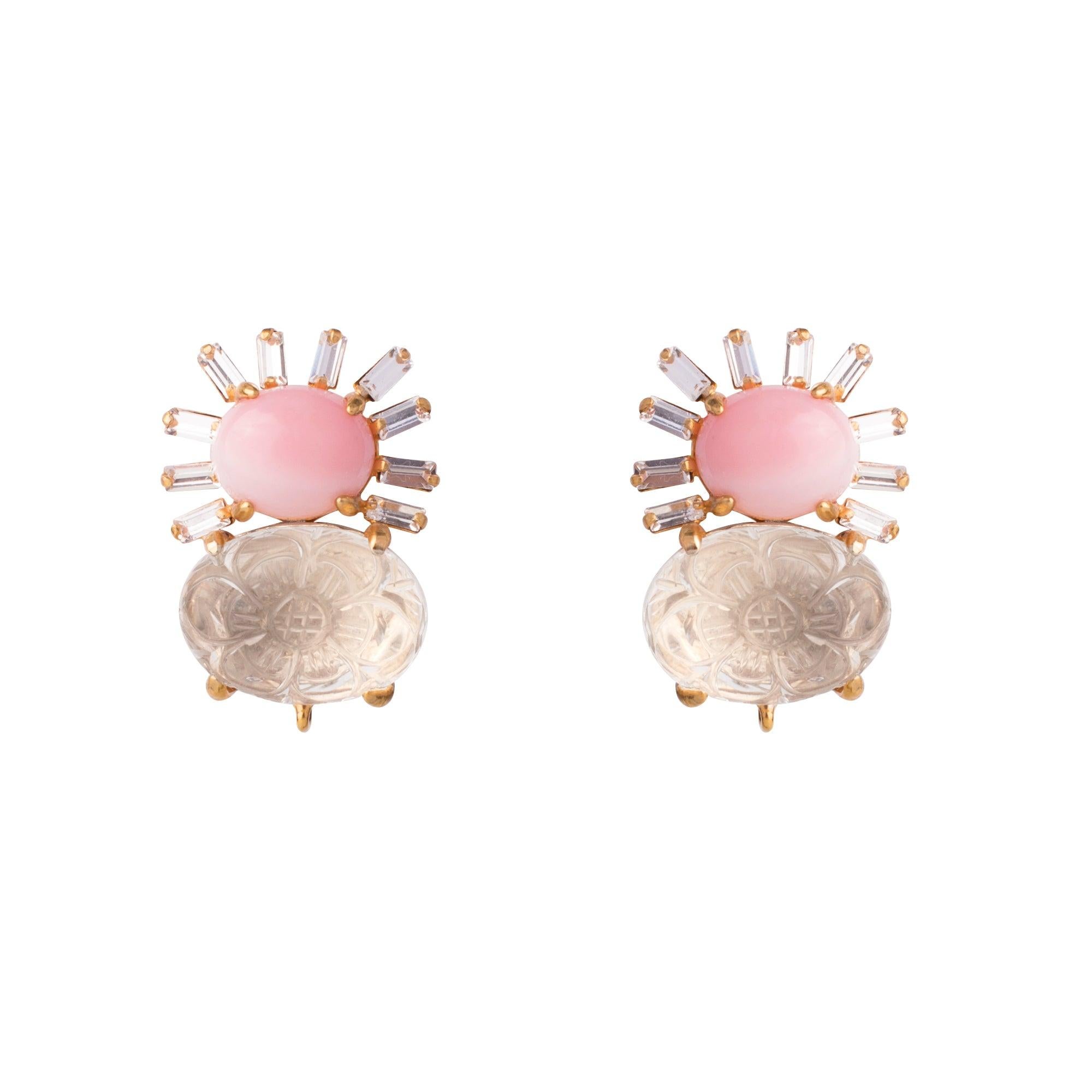 Madeline Clip On Studs (more colors) In New Condition For Sale In New York, NY