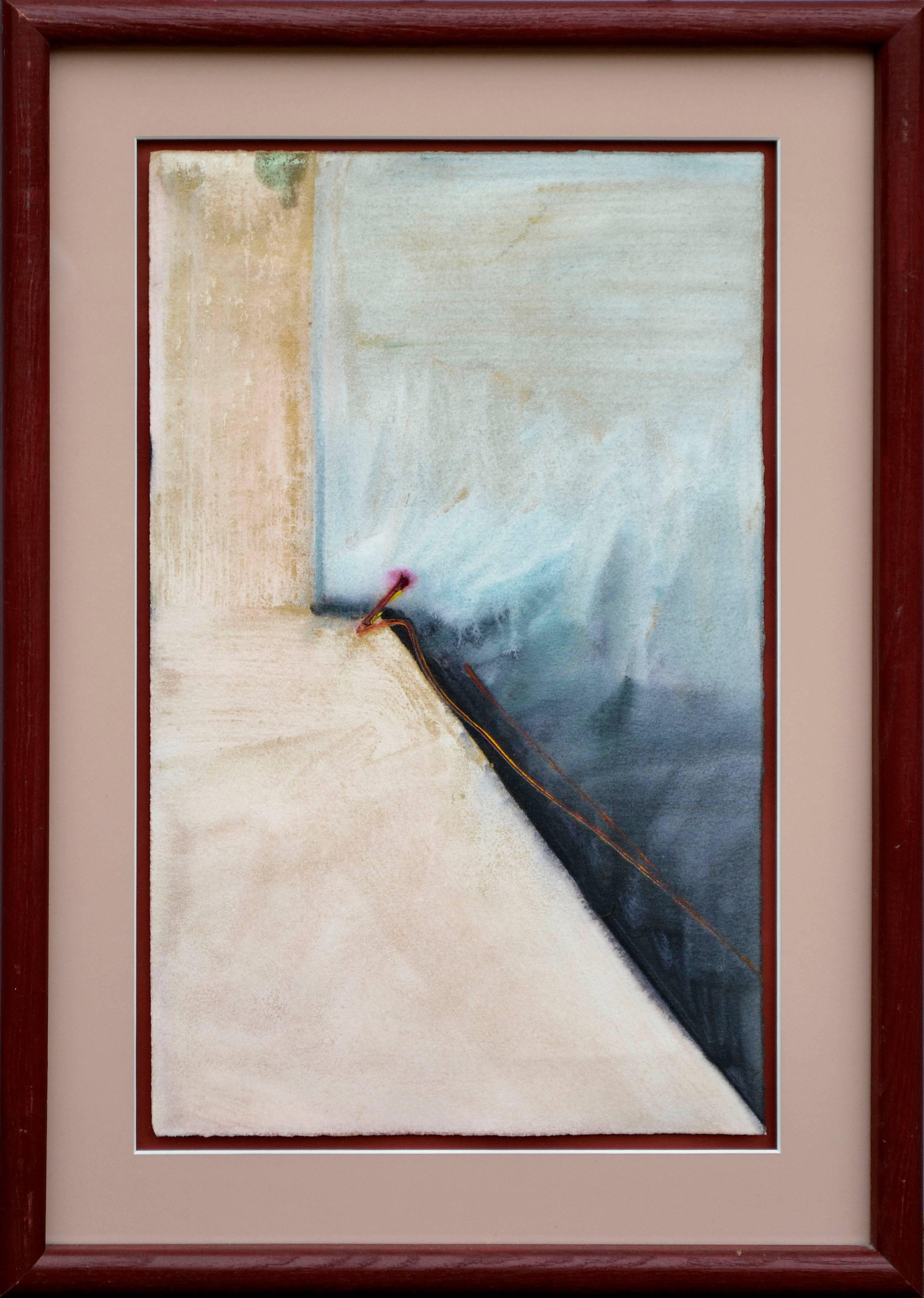 Madeline de Joly Abstract Painting - "Chasm" - Minimalist Abstract 