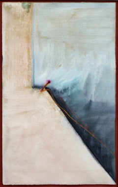 „Chasm“ – Minimalistisches abstraktes Gemälde in Acryl