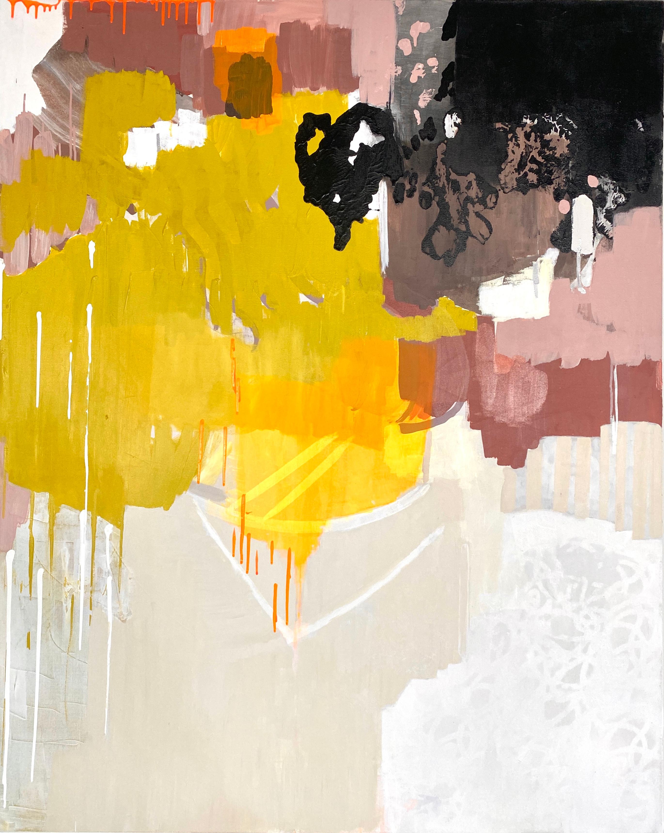 Abstract Painting di Madeline Denaro - Cerco di rimettermi in pari con me stessa