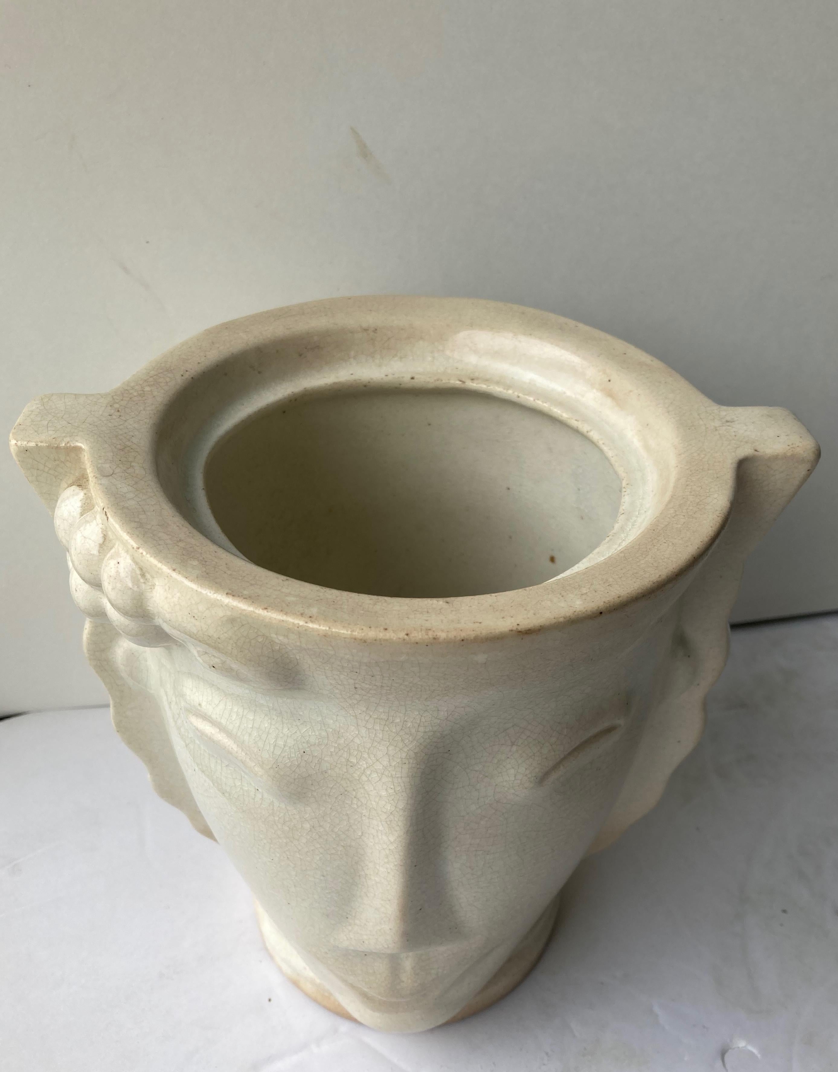 Molded Madeline 'Madeleine' Sougez, Deco, Ceramic/Pottery Covered Jar, for Primavera For Sale