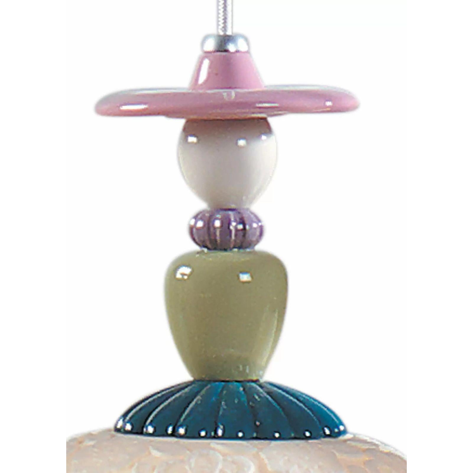 Hand-Crafted Mademoiselle Lineal Canopy Three Lights Gazing At The Ocean Ceiling Lamp (US) For Sale