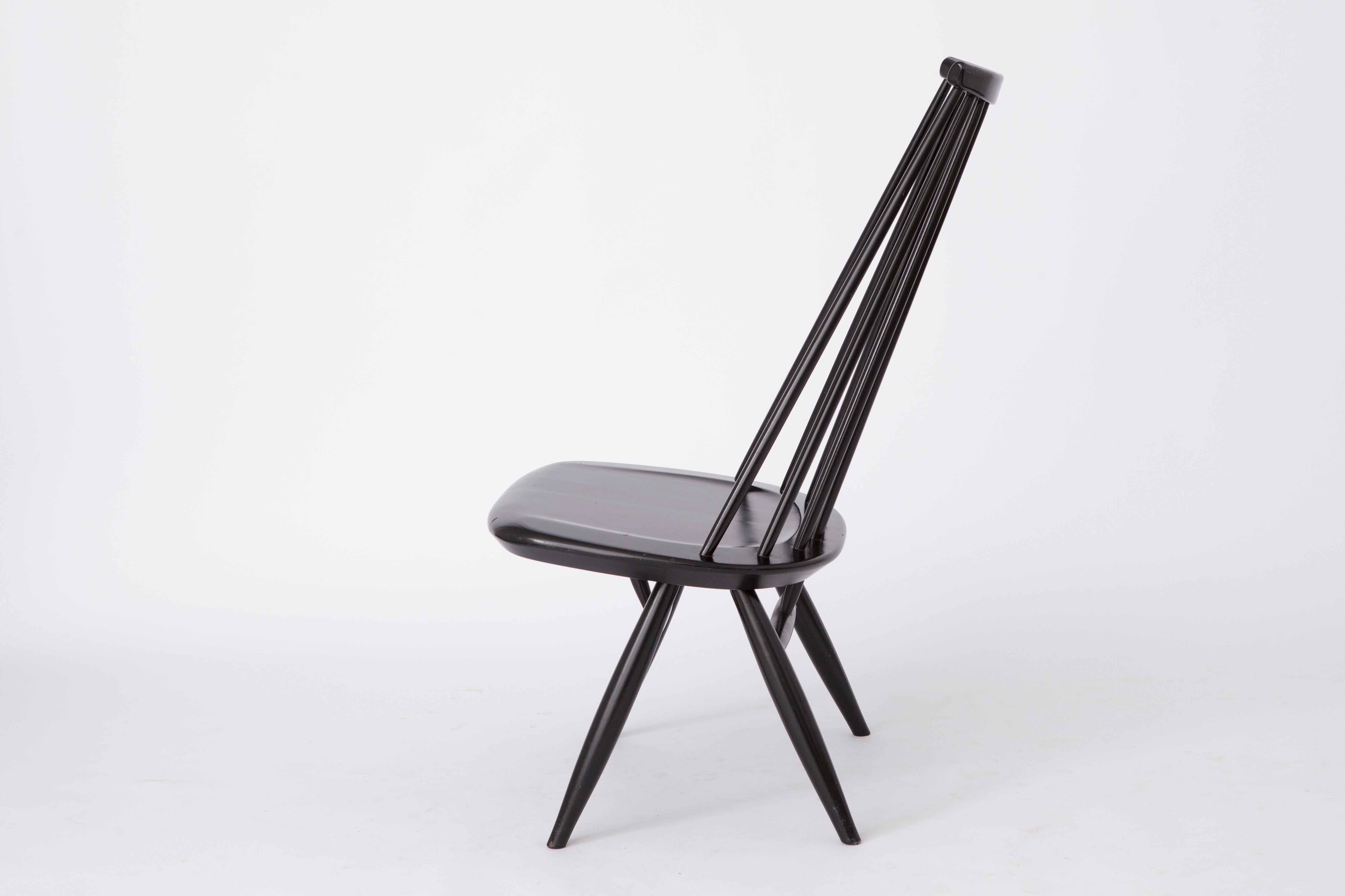 Polished Mademoiselle Lounge Chair by Ilmari Tapiovaara for ASKO 1960s For Sale