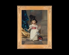 Mademoiselle Thérèse Girard, after Belle Époque Oil Painting by Jules Goupil