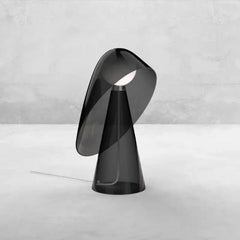 Transparente schwarze Mademoiselle-Tischlampe von Mason Editions