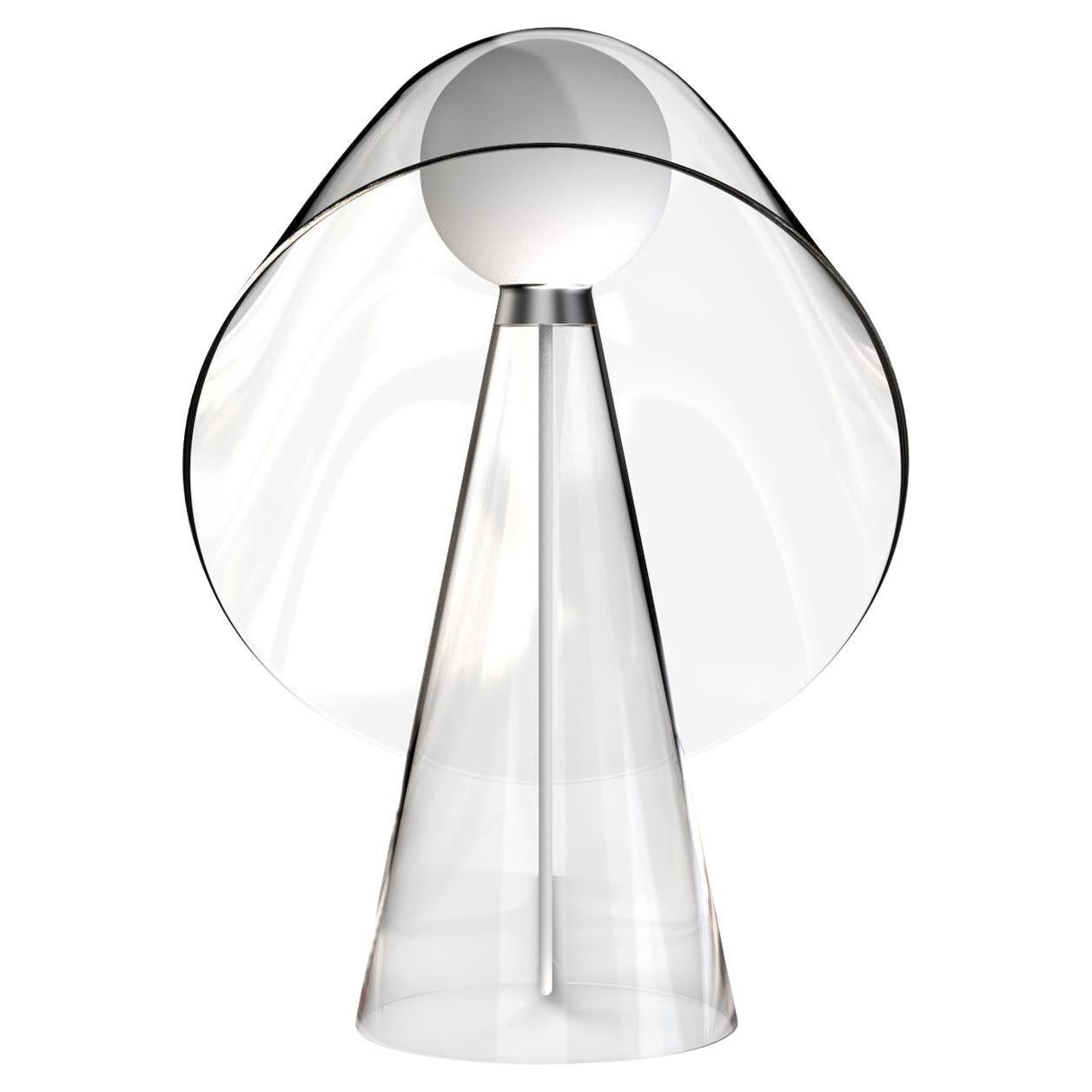 Lampe de table transparente Mademoiselle de Quaglio Simonelli
