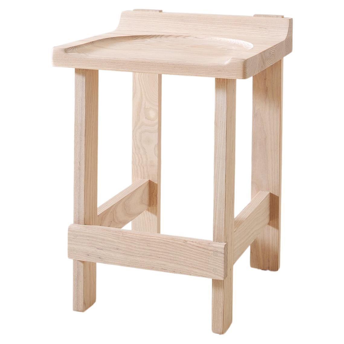 Madera Counter Stool in solid Ash by MENO HOME