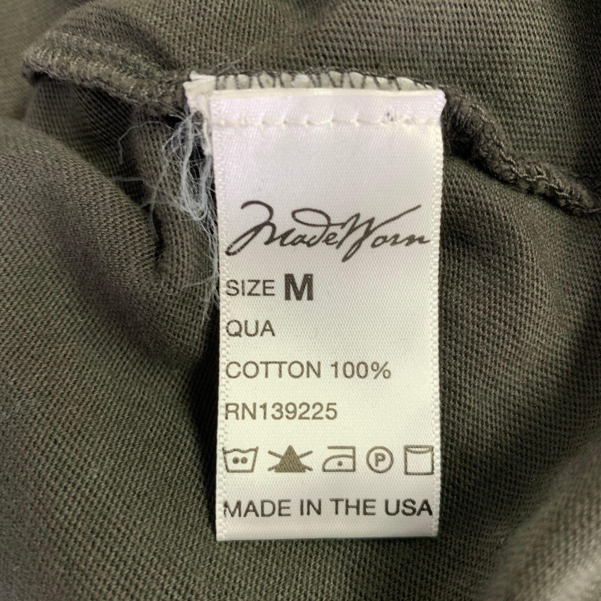 MADEWORN Größe M Schwarzes mehrfarbiges Mariah Carey Print Baumwolle Crew Neck T-Shirt mit Rundhalsausschnitt im Angebot 2
