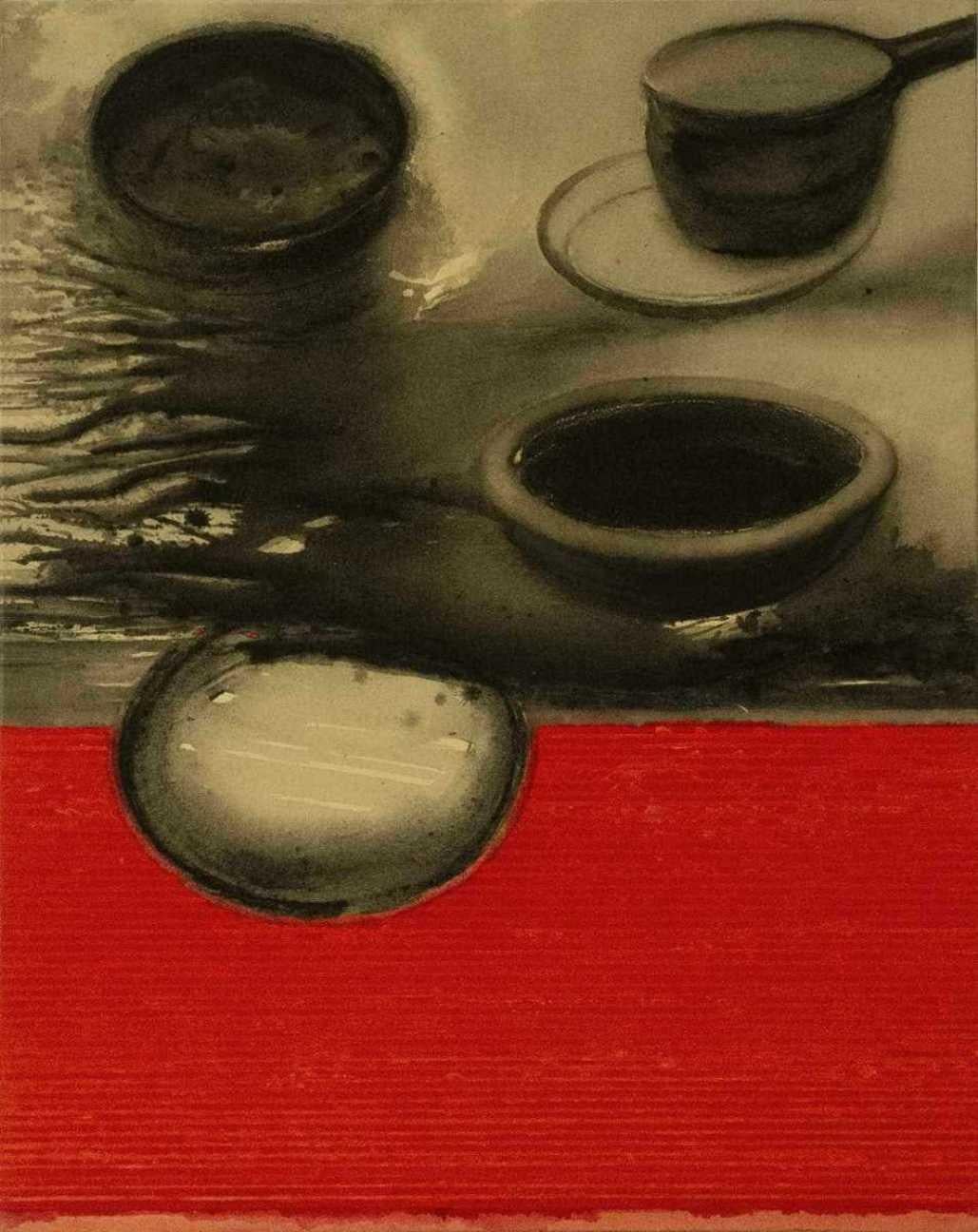 Magma-210, Acrylique et pigment sur toile de l'artiste contemporain « En stock »
