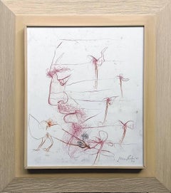 Untitled, Figurative, Charcoal on Paper by Modern Indian Manu Parekh "In Stock"