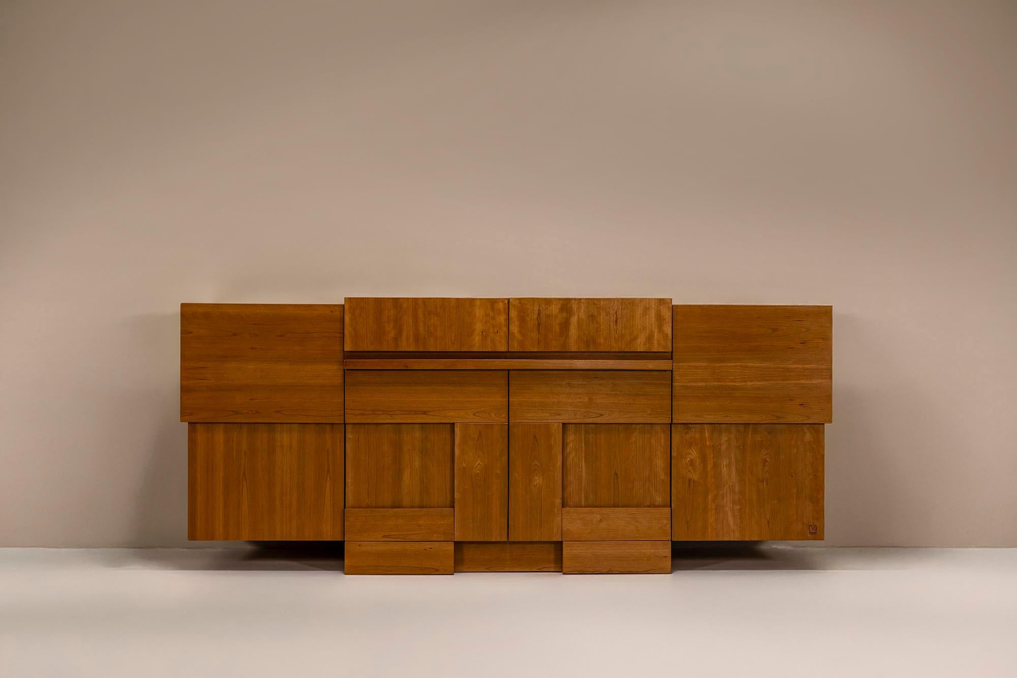 Credenza 'Madia' di Ferdinando Meccani in Wood, Italia 1988 In condizioni buone in vendita a Hellouw, NL