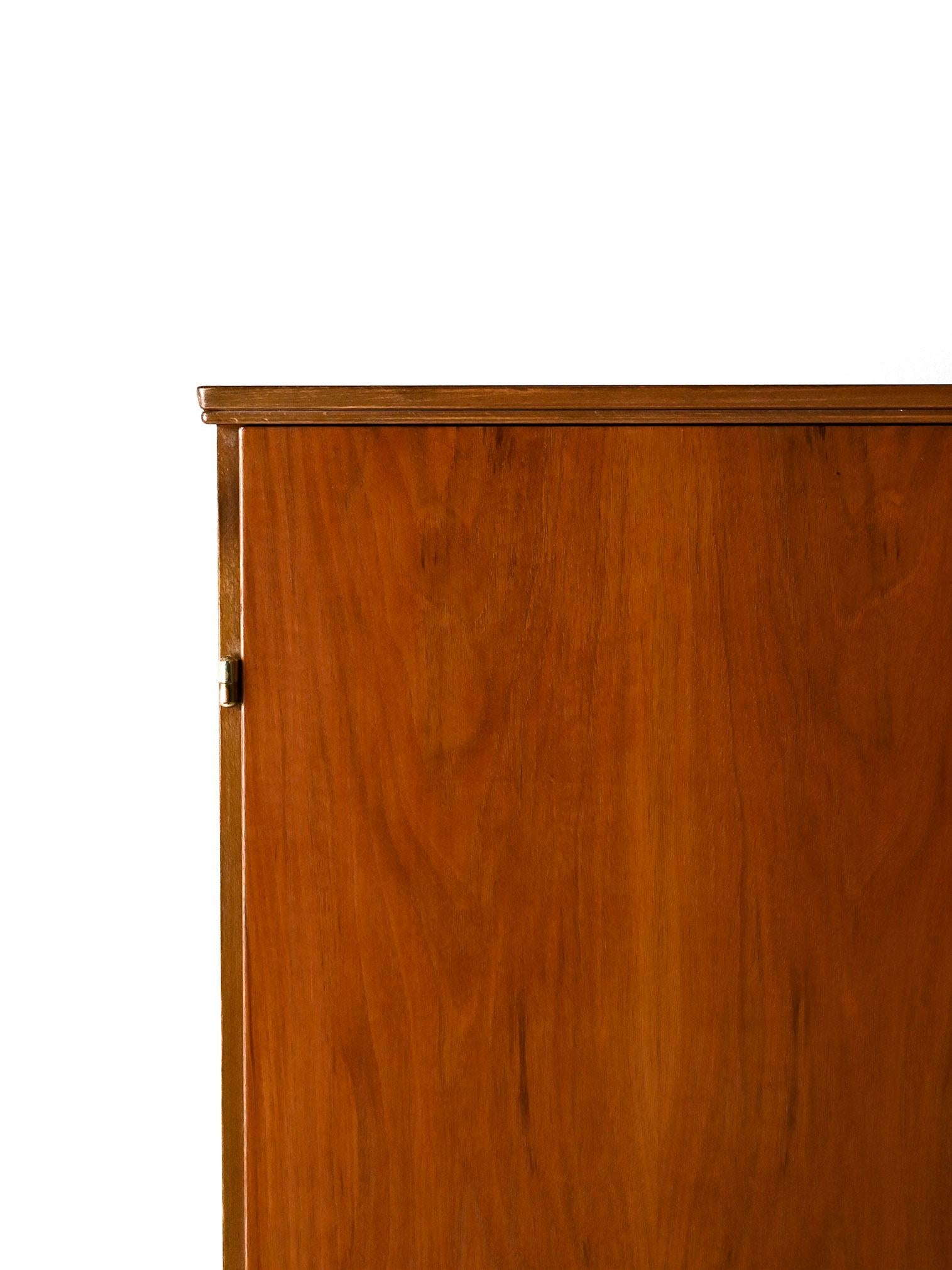 Teak Scandinavian sideboard from the 1960s For Sale