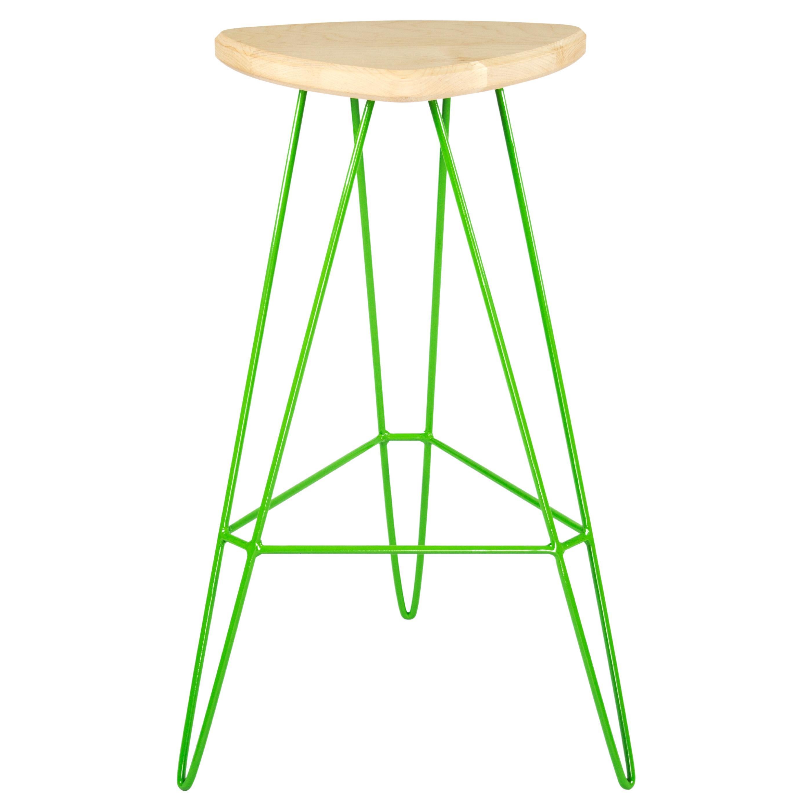 Madison Bar Stool Maple Green For Sale