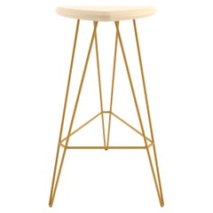 Madison Bar Stool Maple Mustard