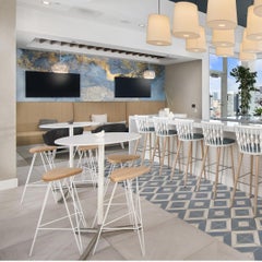 Madison Bar Stool Maple White