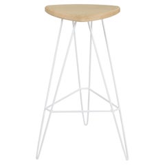 Madison Bar Stool Maple White