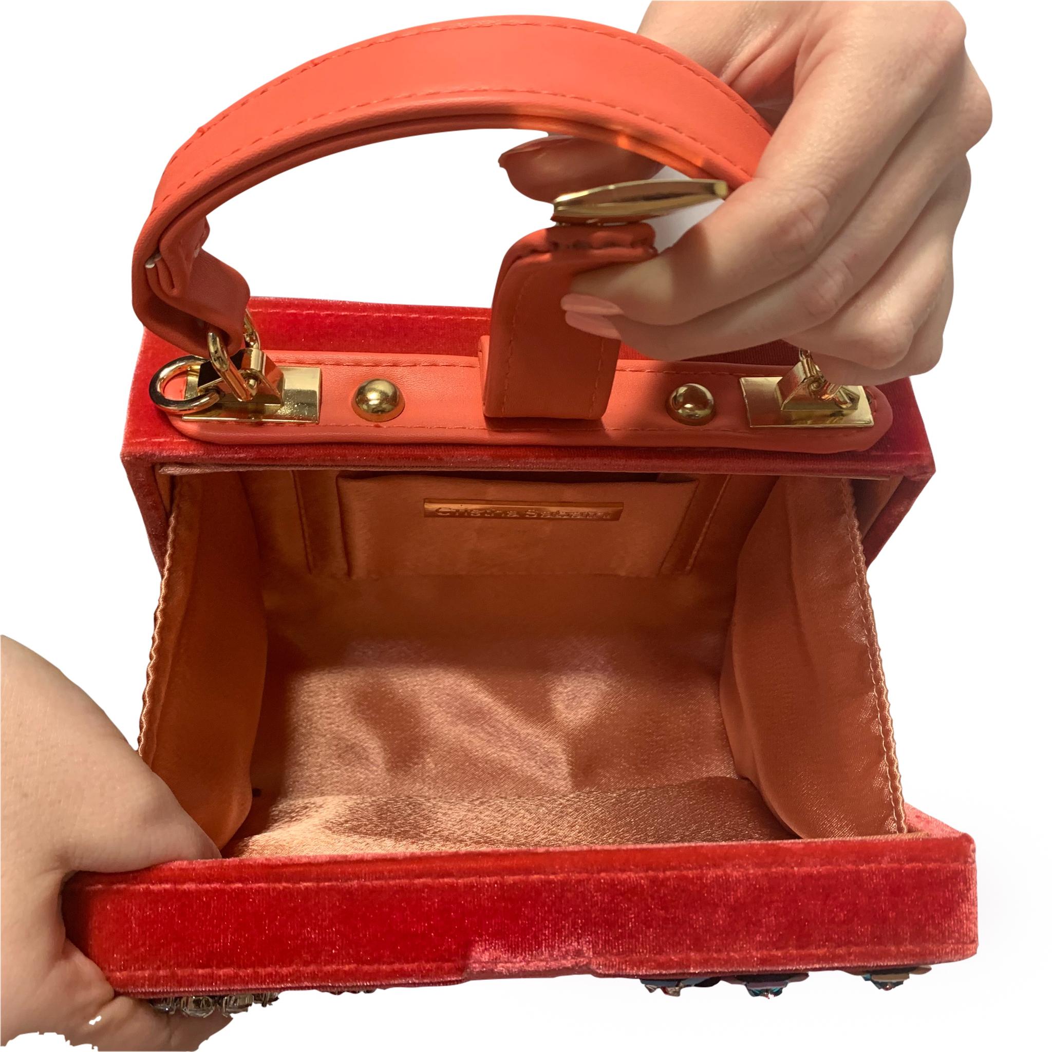 Madison Box-Tasche Rosa  für Damen oder Herren im Angebot