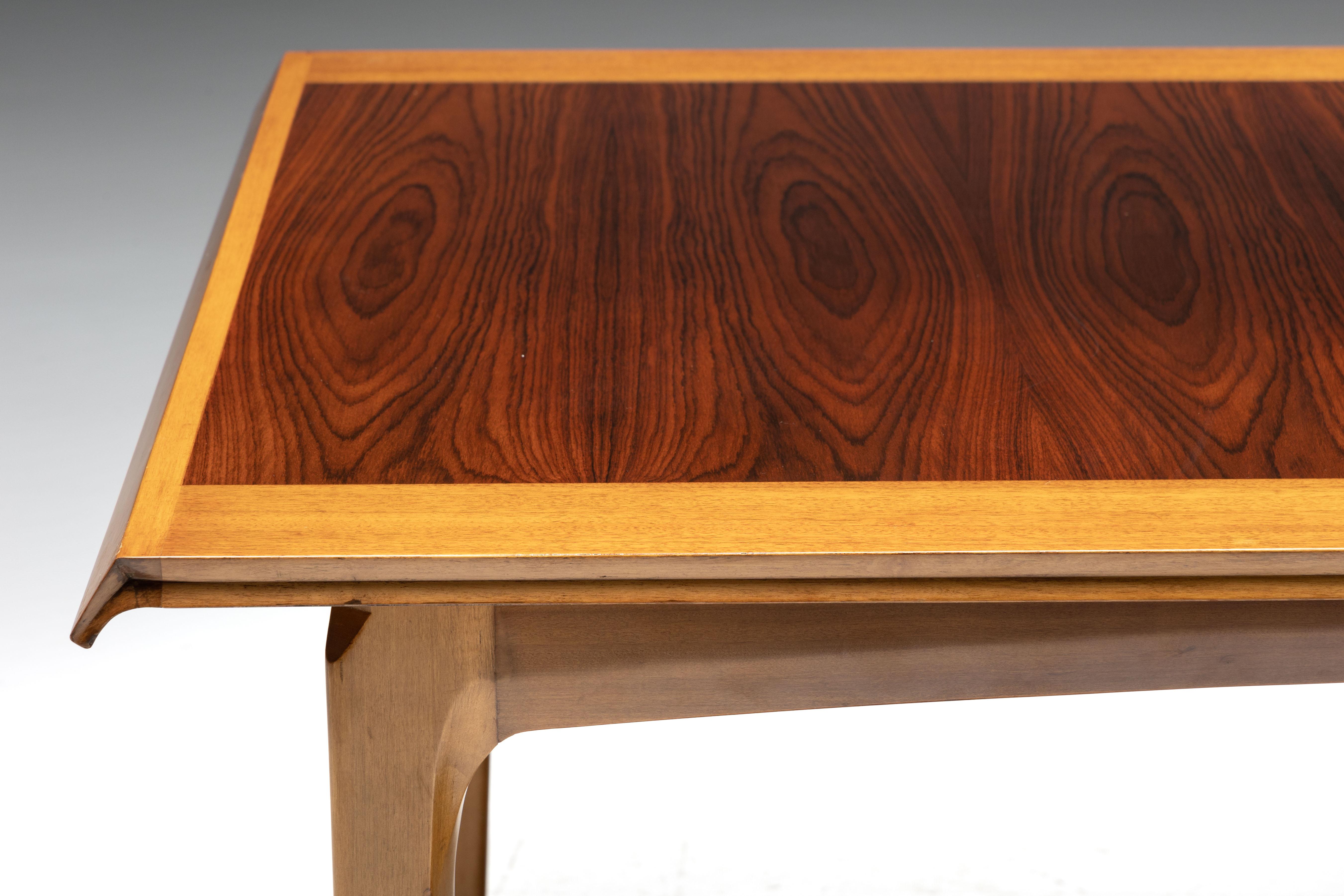 20th Century Madison Extendable Dining Table by Fred Sandra for De Coene, Belgium, 1960s For Sale
