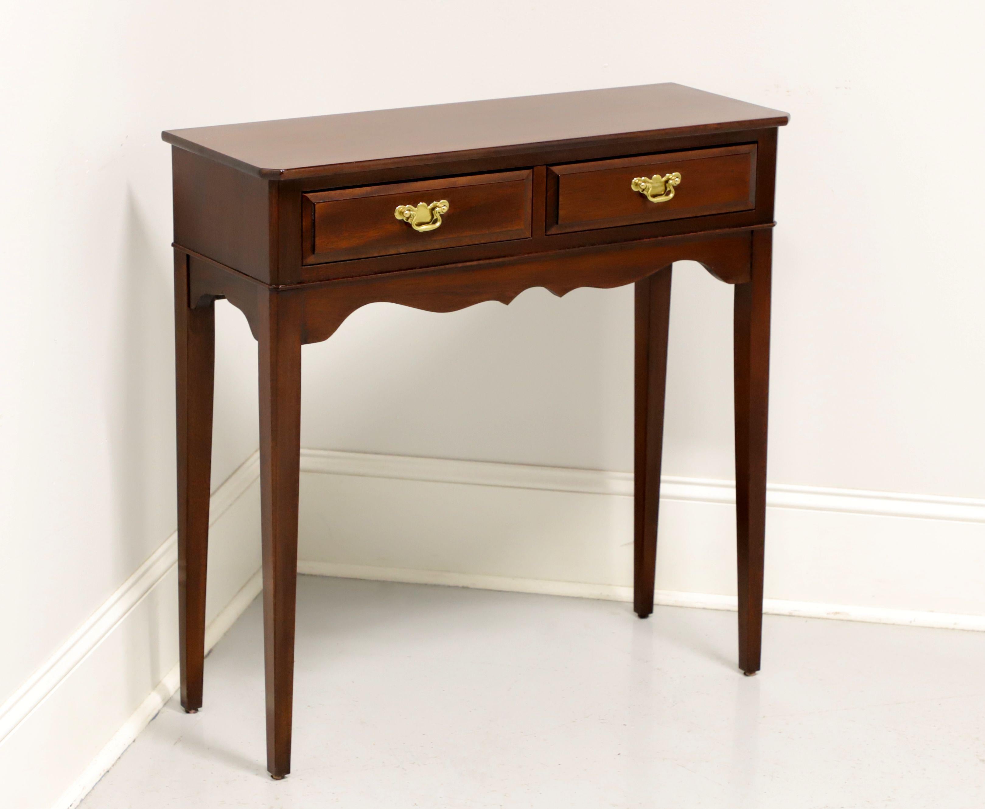 20th Century MADISON SQUARE Mahogany Traditional Small Console Table - A