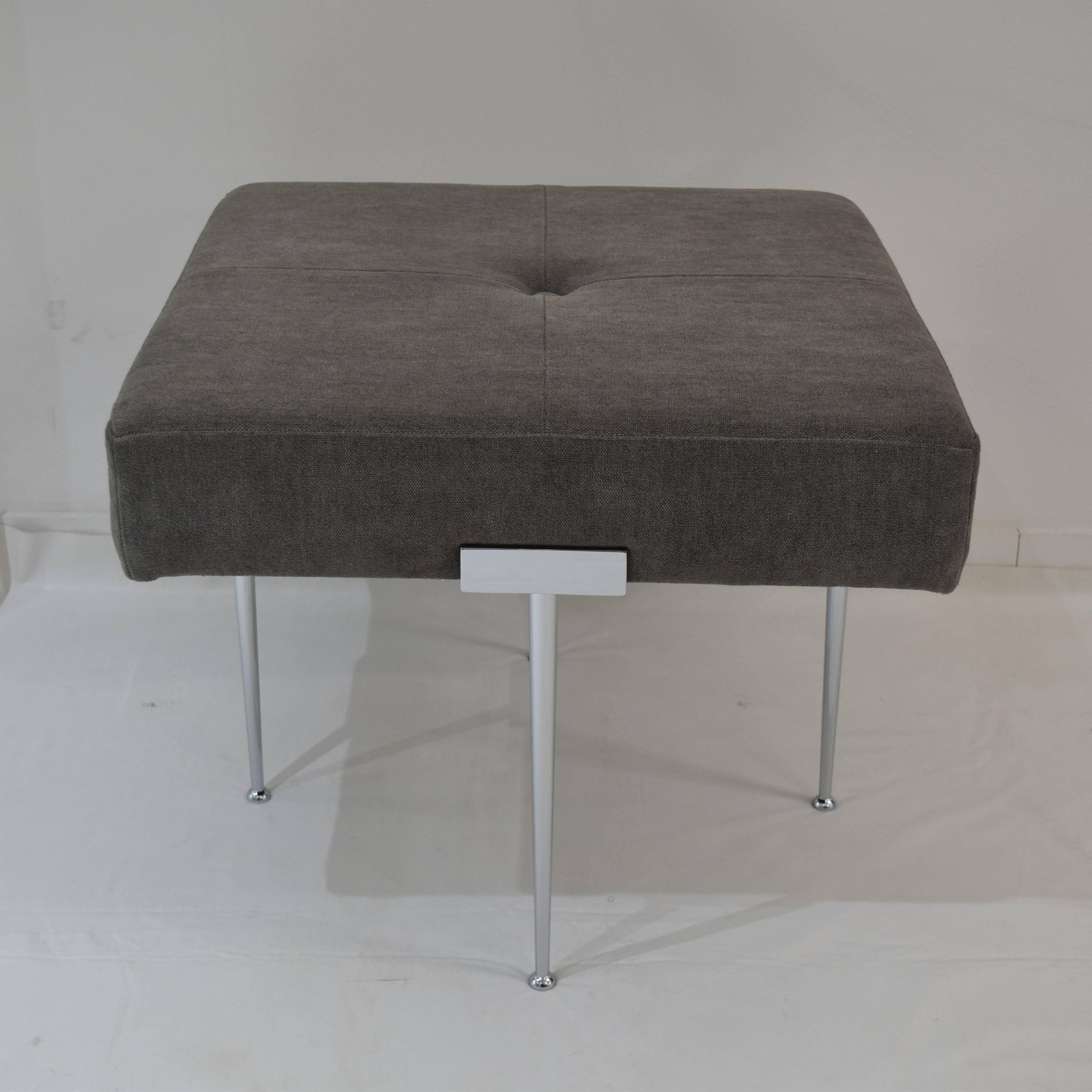 Polished Madison Square Ottoman For Sale