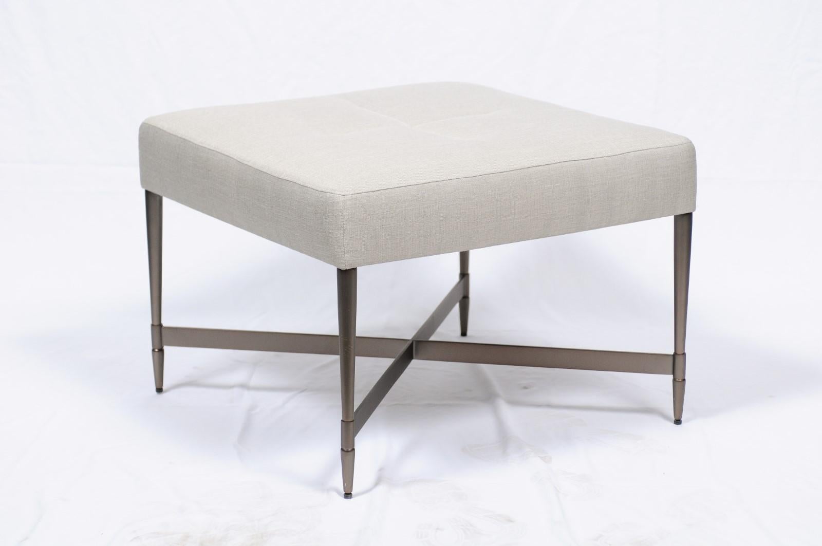 Madison Square Stool by Barbara Barry for Baker 4
