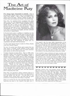 Madleine Kay 14k Yellow Gold "Whitetail Deer Head" pendant with Diamonds