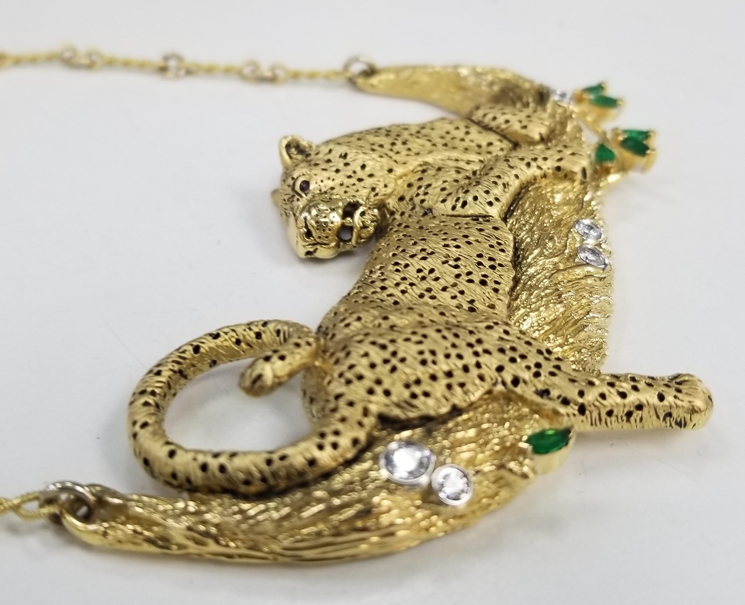 leopard pendant