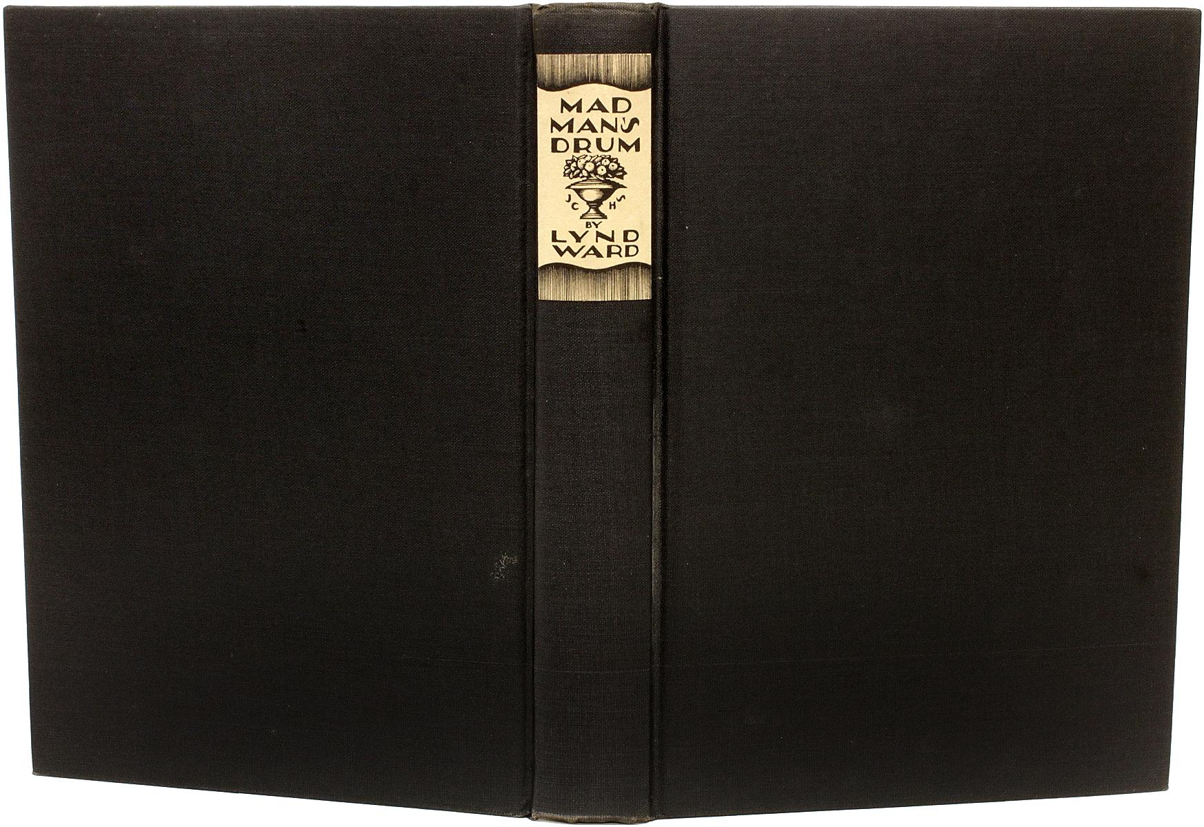 Nord-américain Le tambour de Madman, un roman dans des gravures sur bois de Lynd Ward, deuxième impression, 1930 en vente