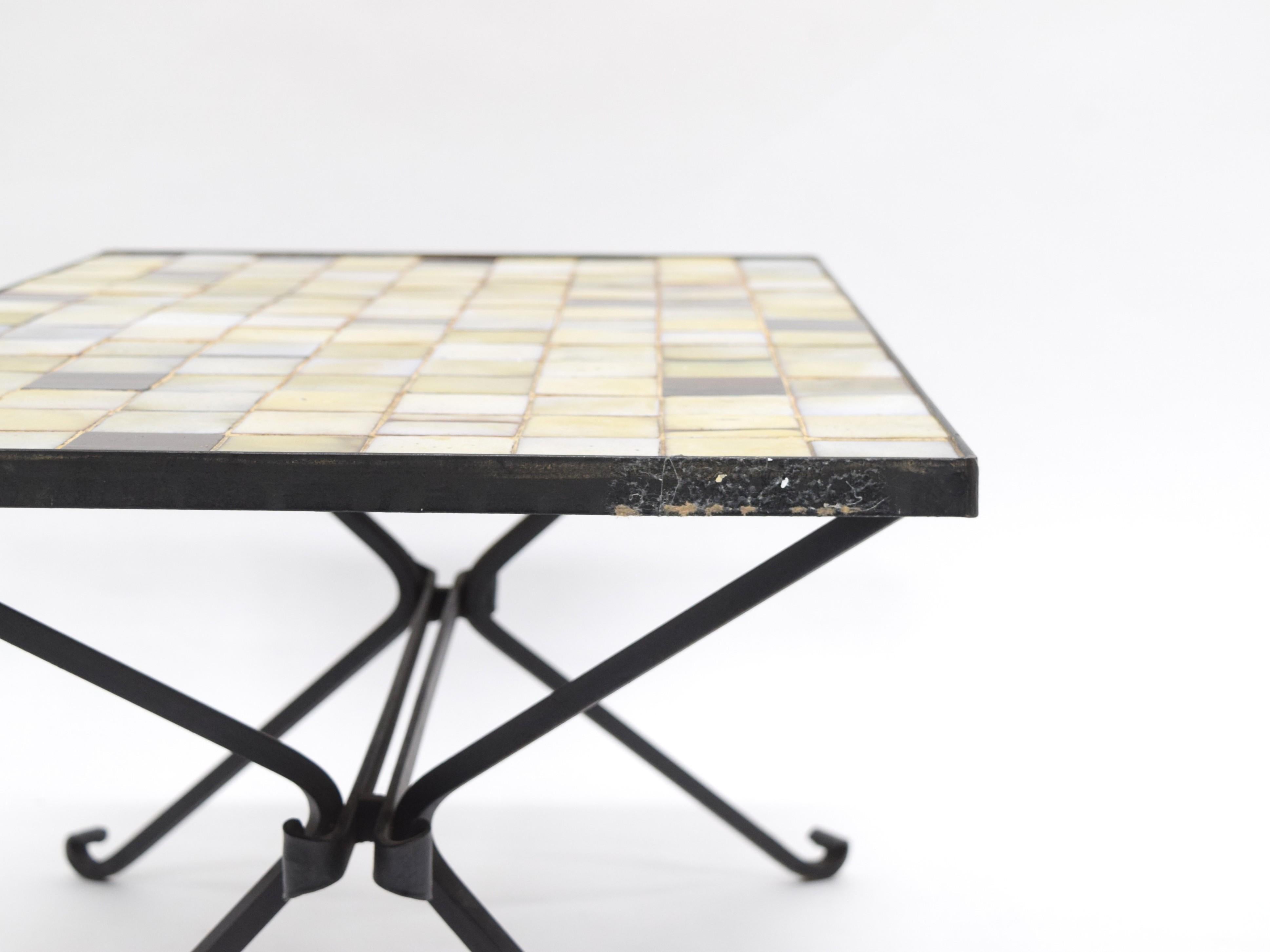 Mesa baja de cerámica Mado Jolain y Rene Legrand en Bueno estado para la venta en Los Angeles, CA