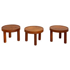 Mado Jolain and Rene Legrand, Set of 3 Tables