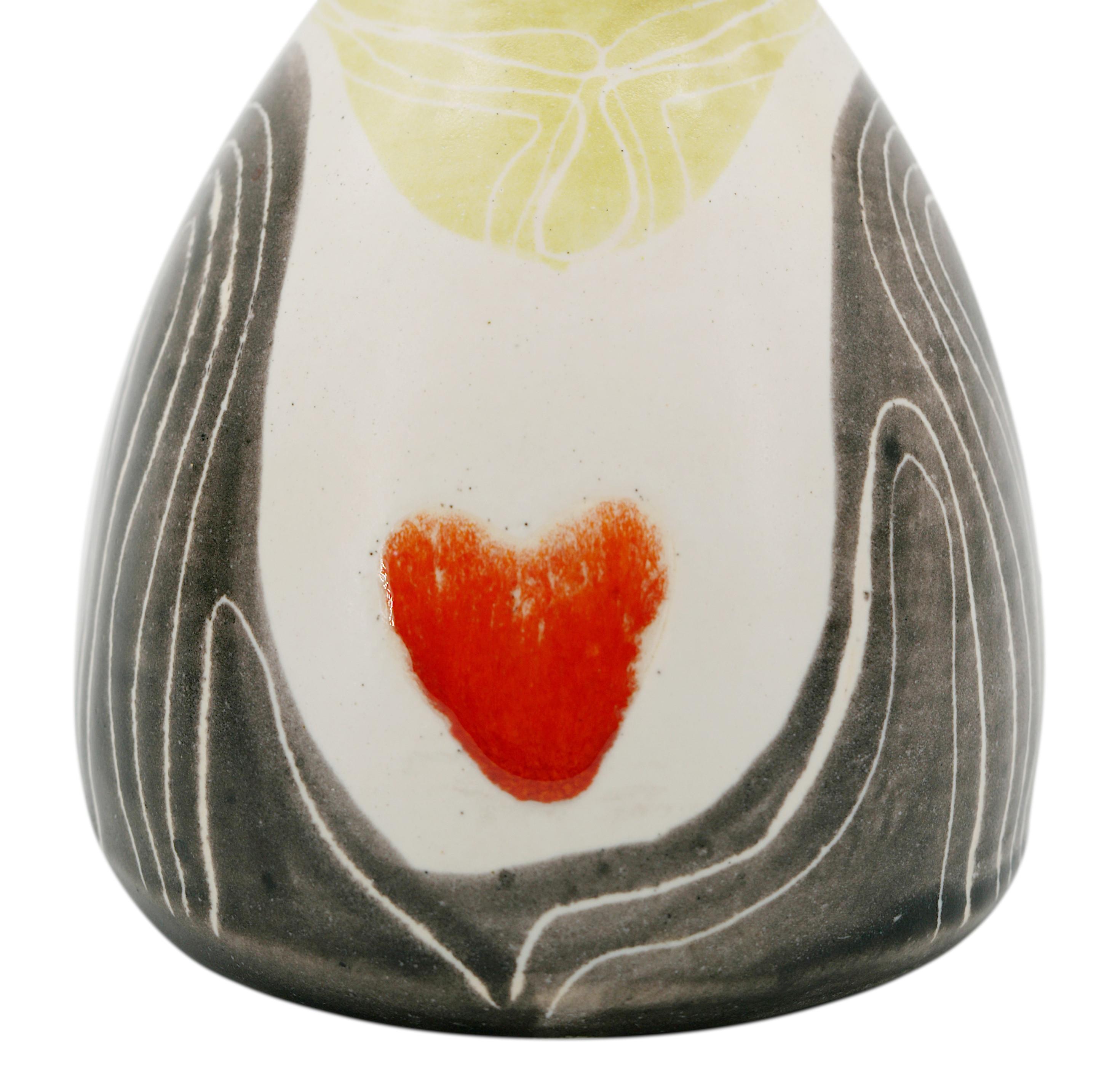 Mado JOLAIN, Vase aus anthropomorphem Steingut, 1950er-Jahre im Angebot 5