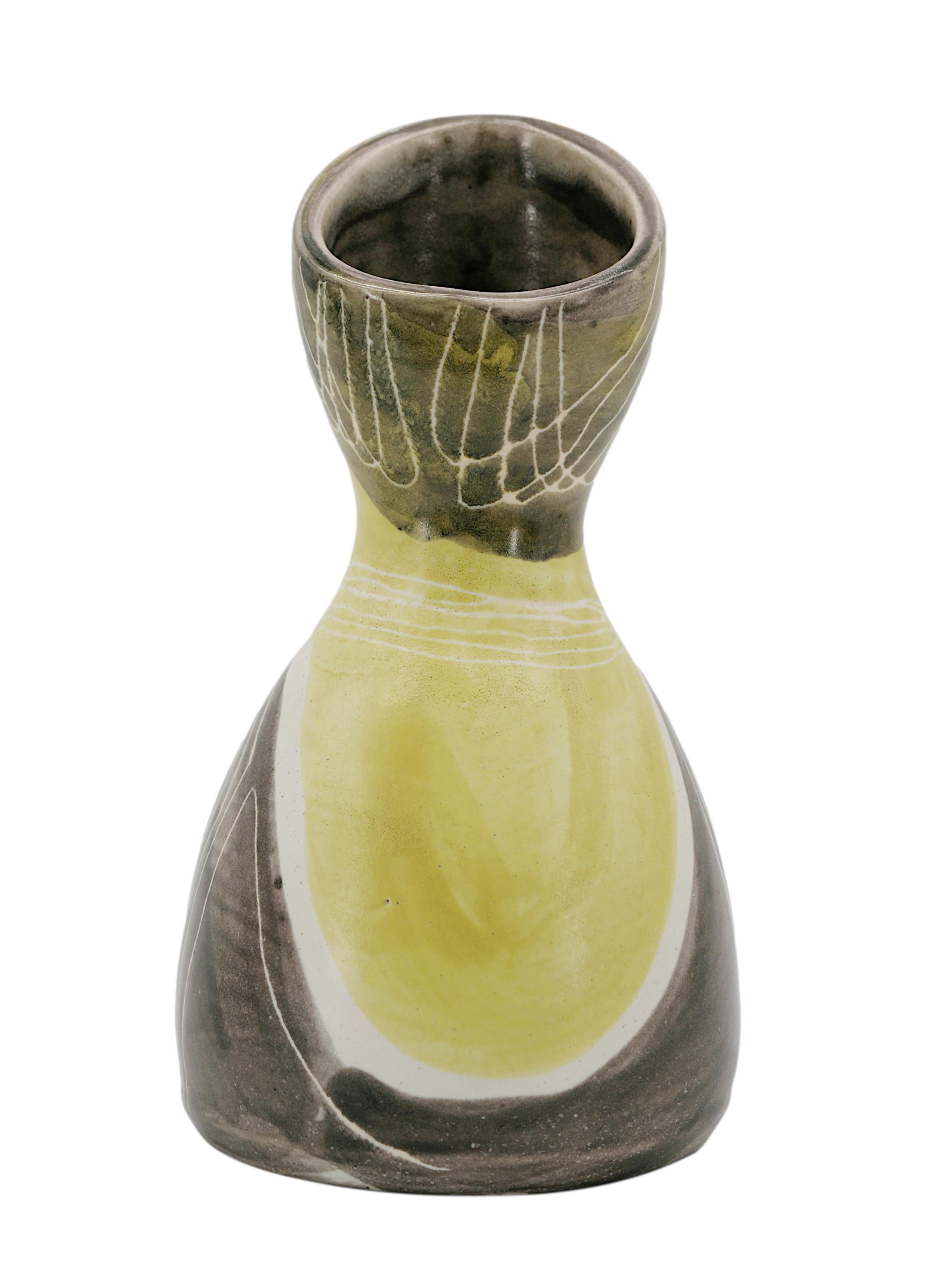 Céramique Vase anthropomorphe en grès Mado JOLAIN en vente