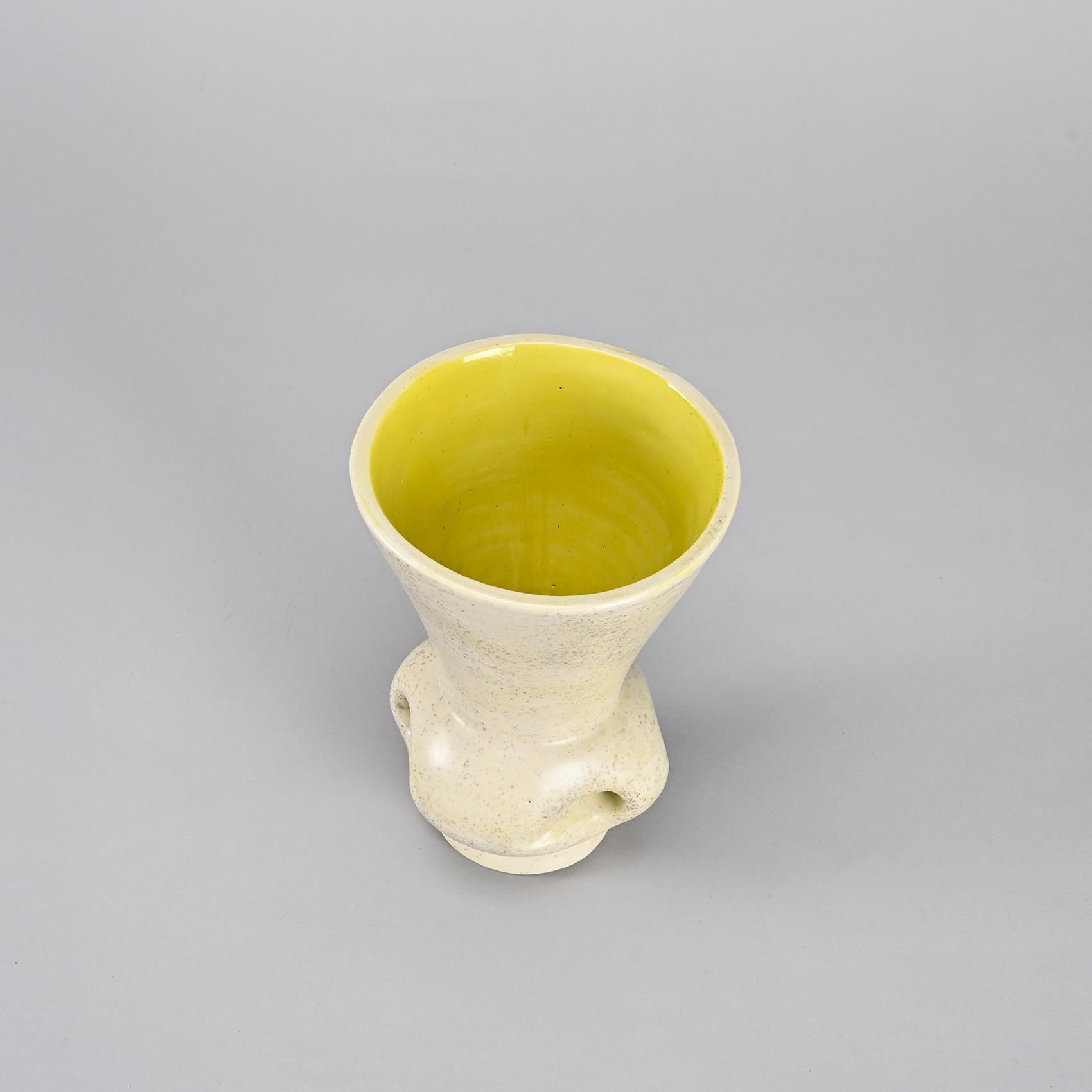 Mid-20th Century Mado Jolain Ceramic Vase, Paris, 1950