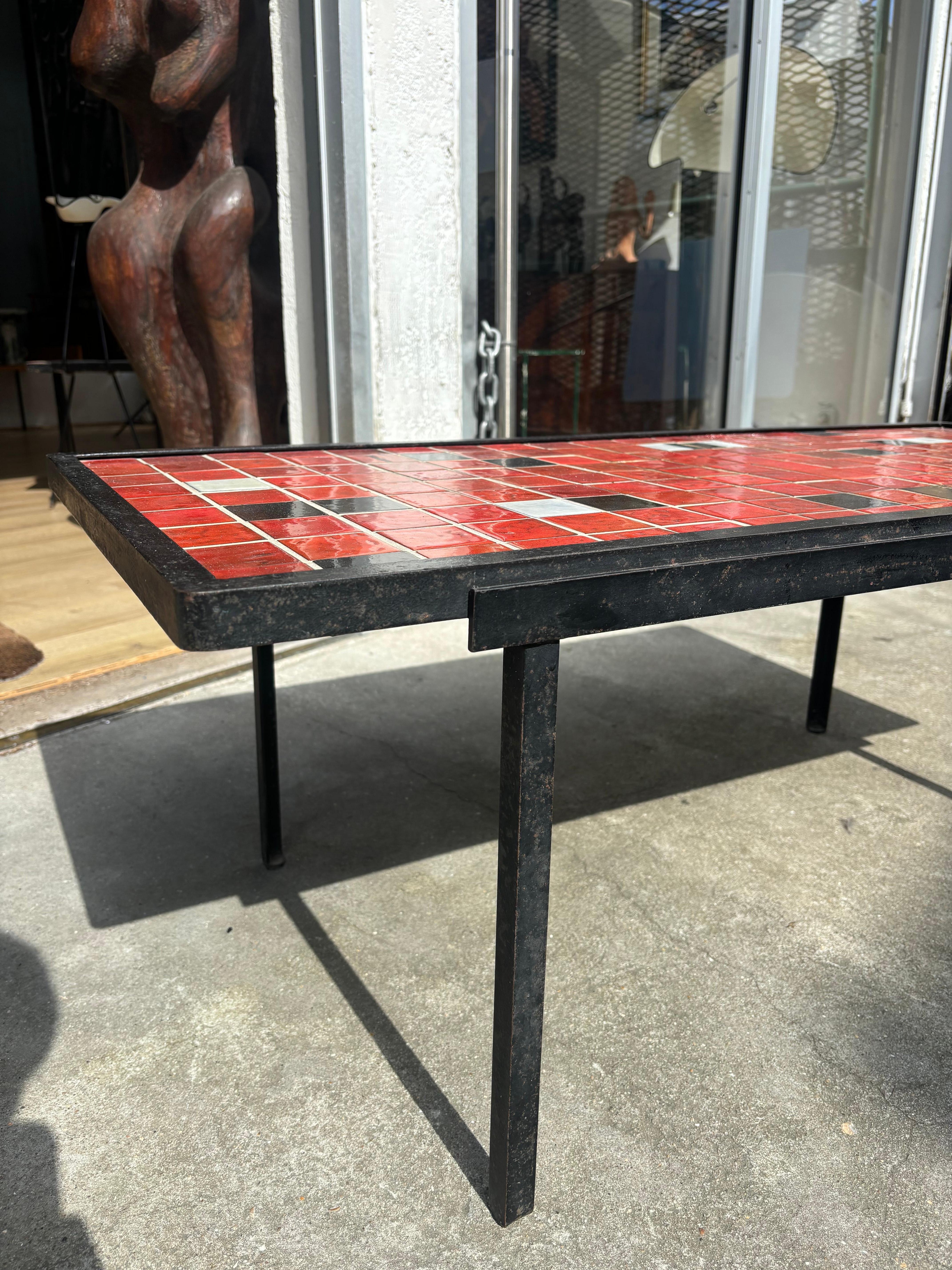 Mid-20th Century Mado Jolain coffee table For Sale