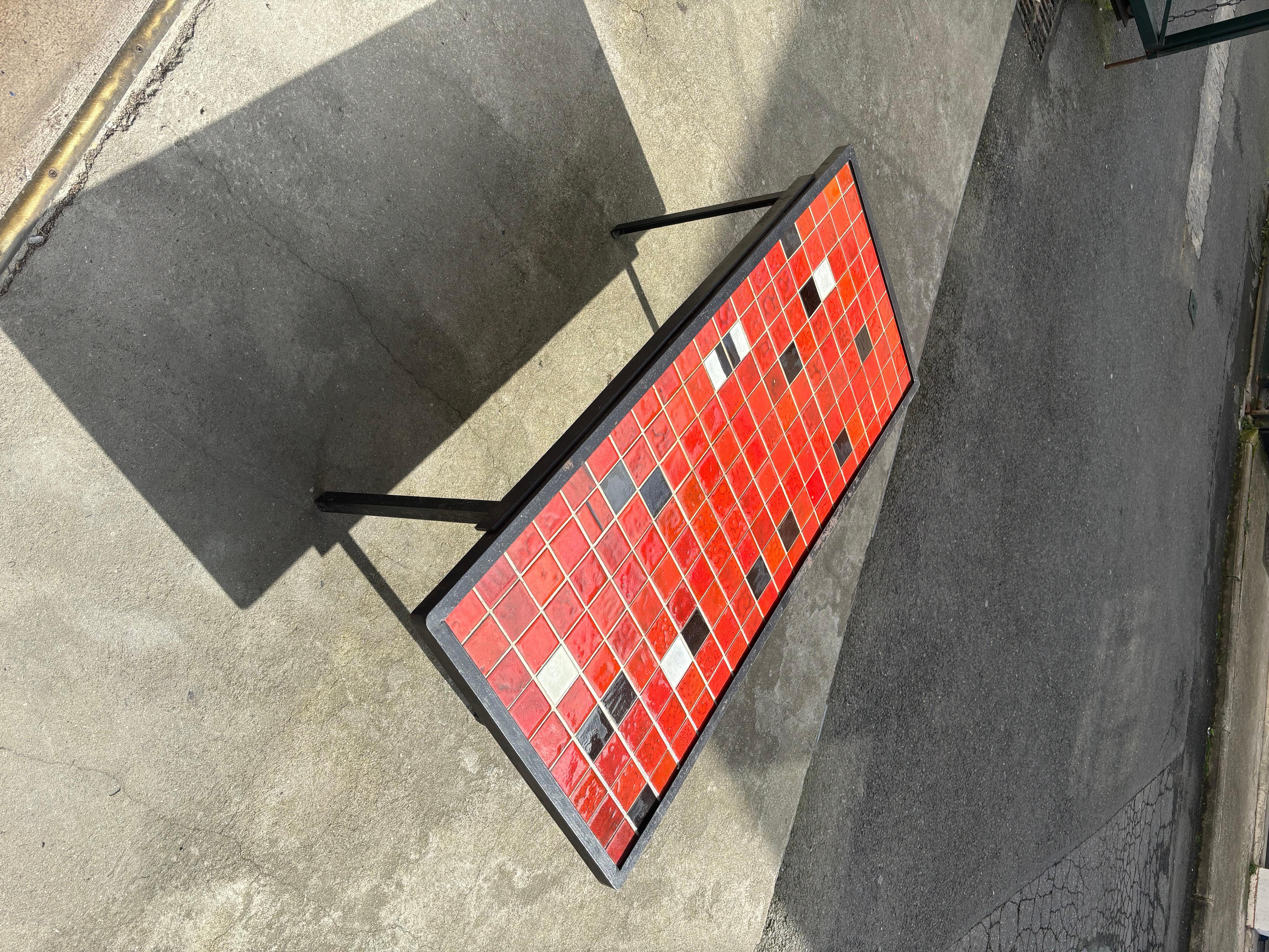 Ceramic Mado Jolain coffee table For Sale