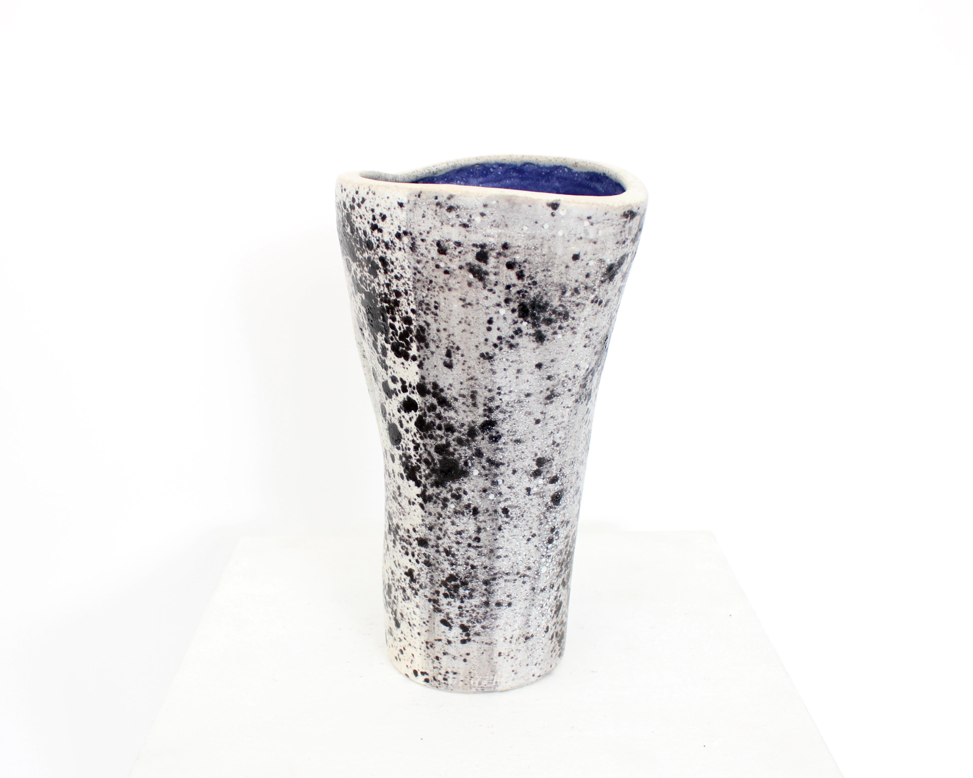 Mado Jolain French Ceramic Pitcher or Vase France c1960 For Sale 9