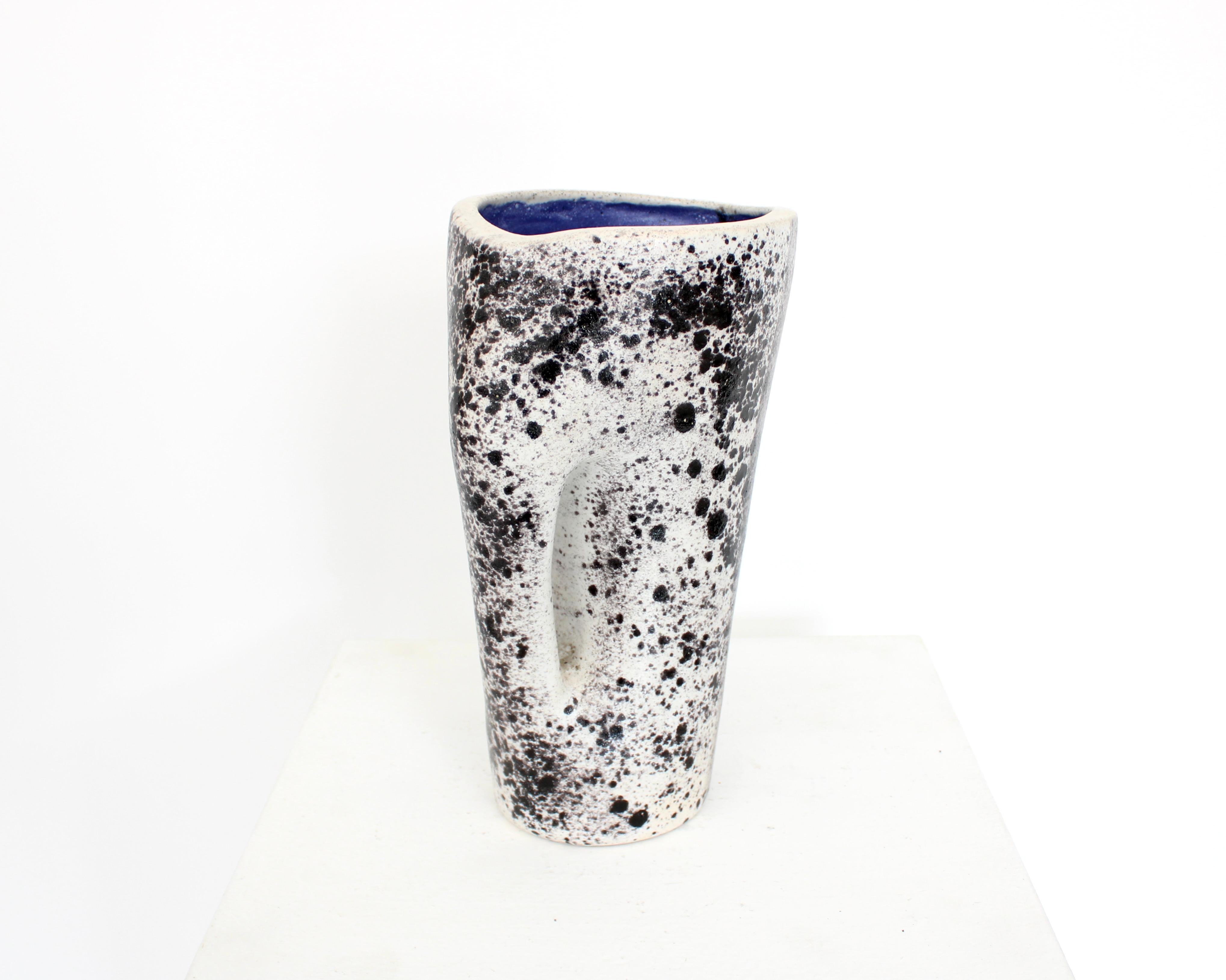 Mado Jolain French Ceramic Pitcher or Vase France c1960 For Sale 1