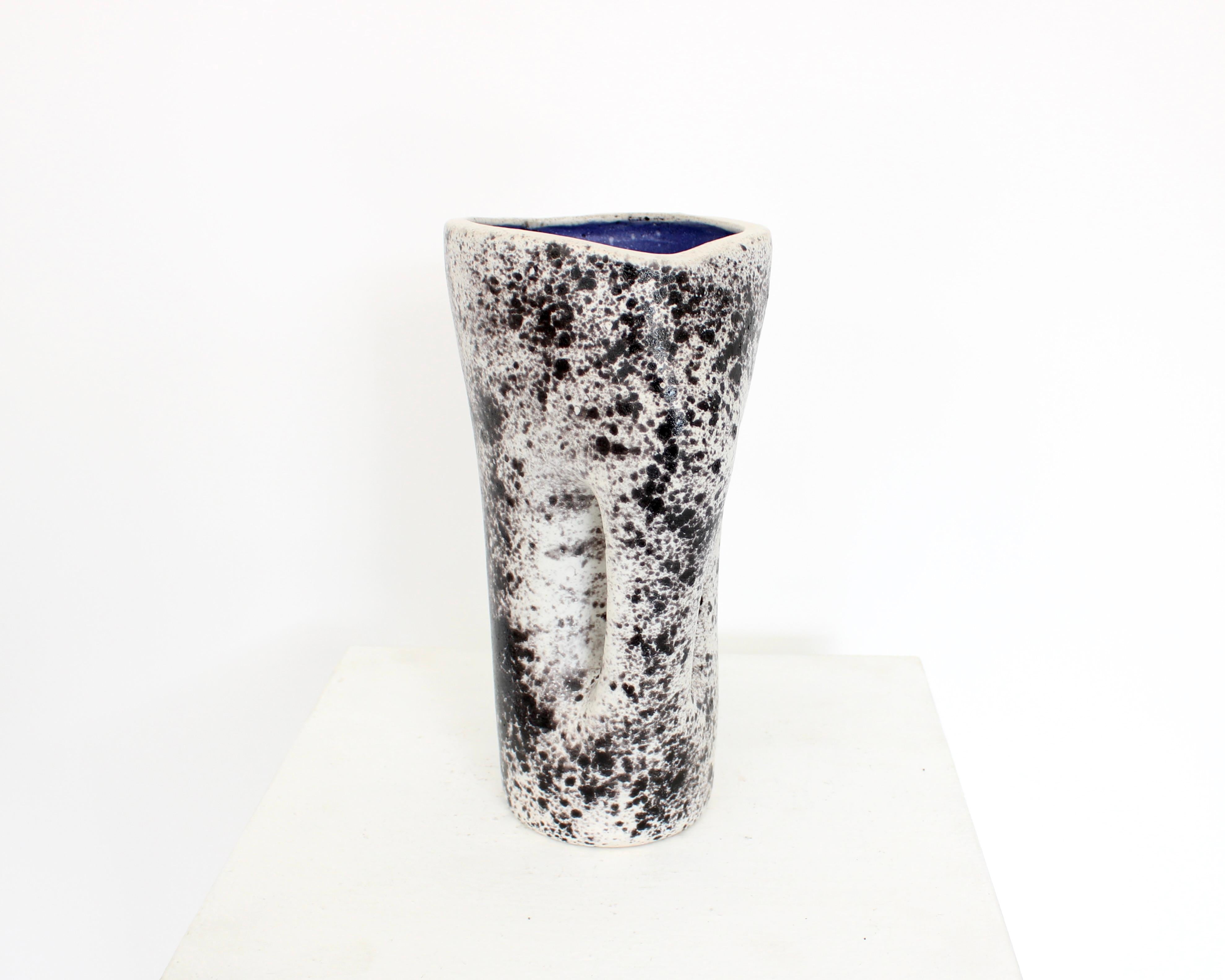 Mado Jolain French Ceramic Pitcher or Vase France c1960 For Sale 2