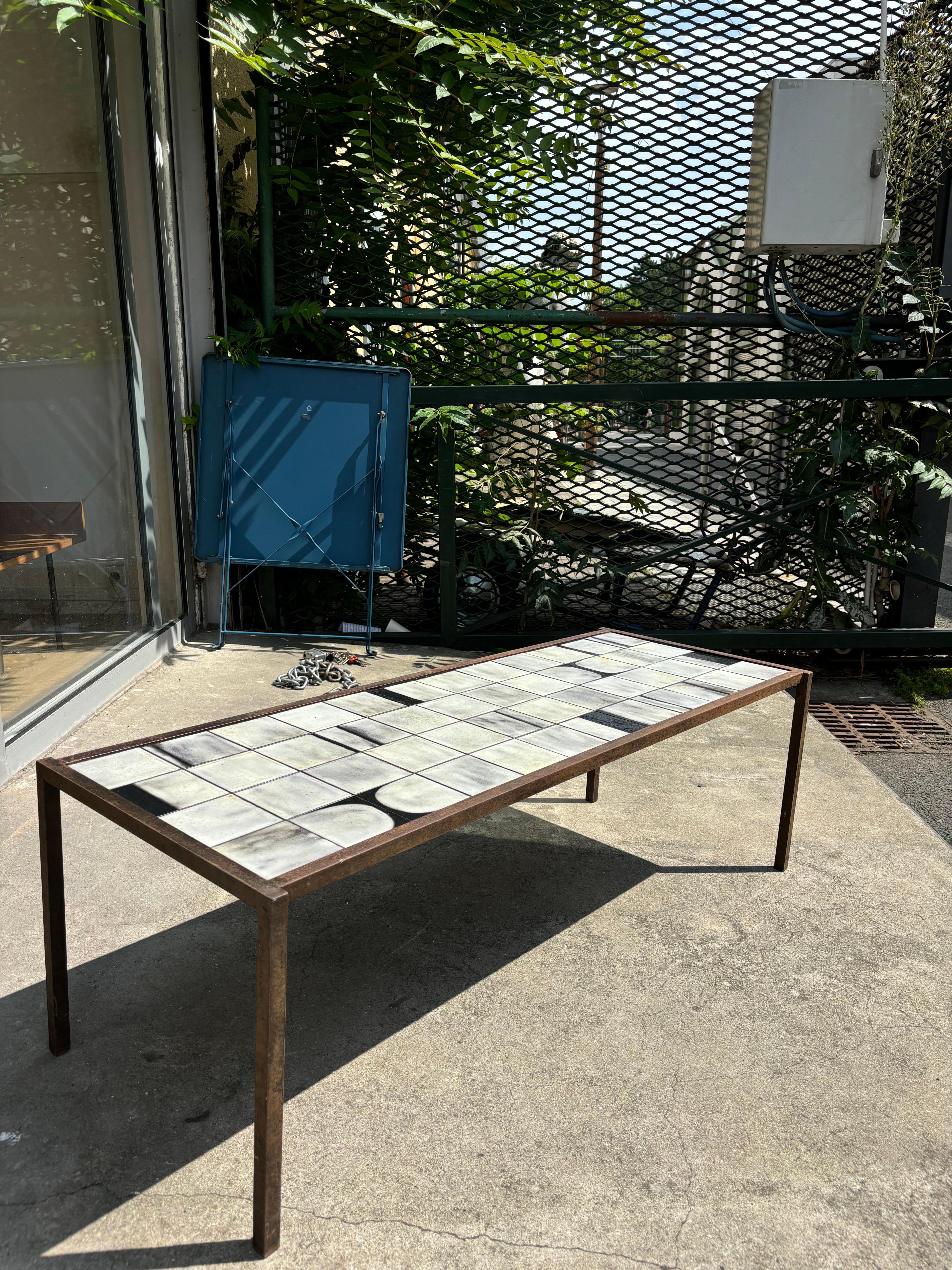 Mid-Century Modern Mado Jolain & René Legrand Coffee table For Sale