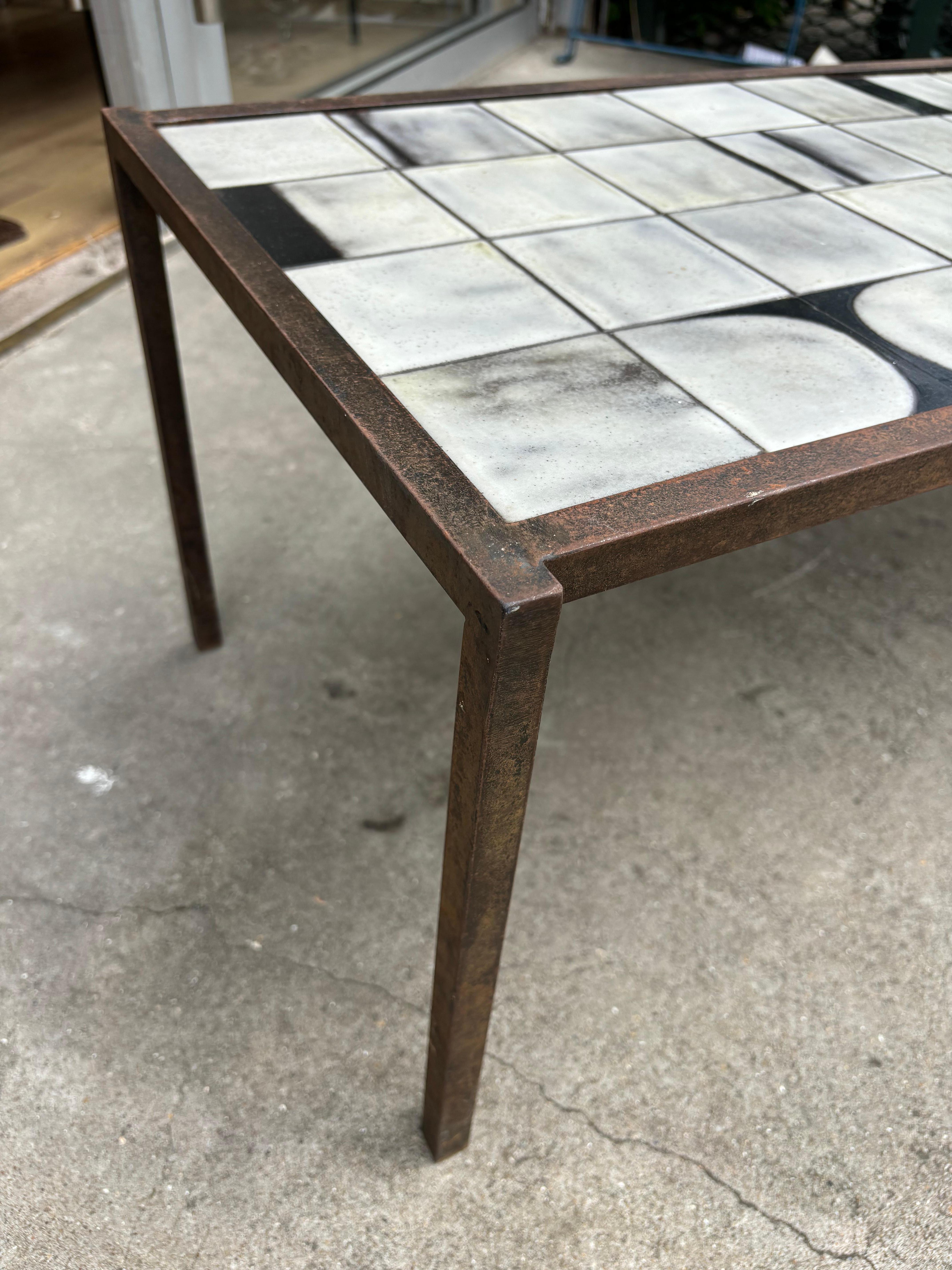 Mado Jolain & René Legrand Coffee table In Good Condition For Sale In SAINT-OUEN-SUR-SEINE, FR