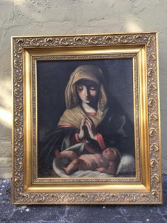 Madonna and Child, Classical 19th Century Painting