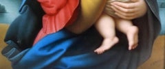Madonna and Child, Fine Berlin KPM Plaque, Signed A. Deckelmann