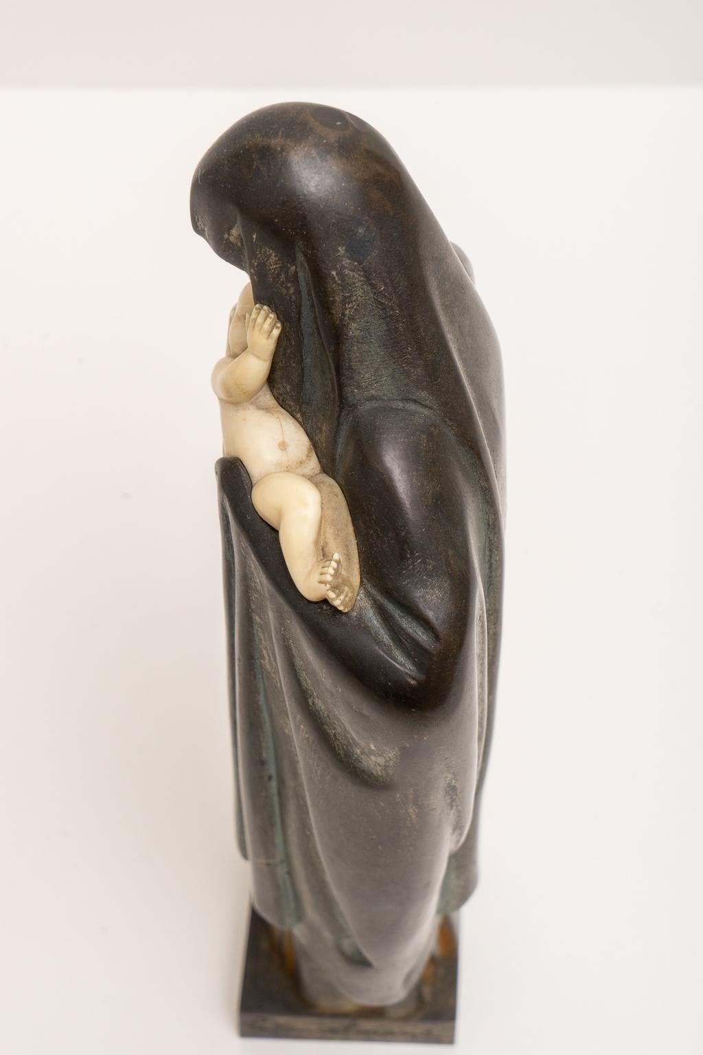 Madonna and Child Sculpture 1