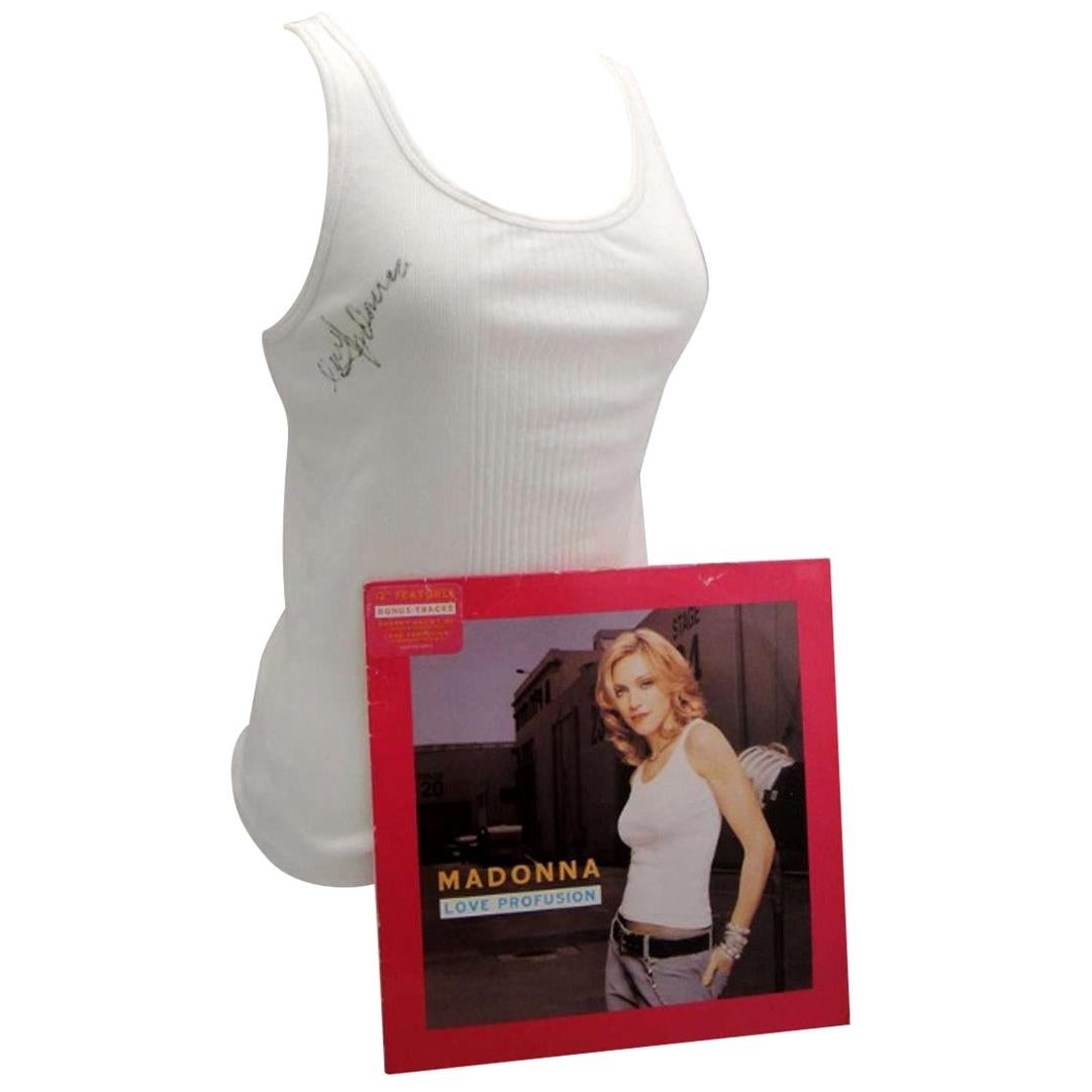 Madonna Autographed Top Worn on Cover of Love Profusion '2003' For Sale at  1stDibs | madonna love profusion