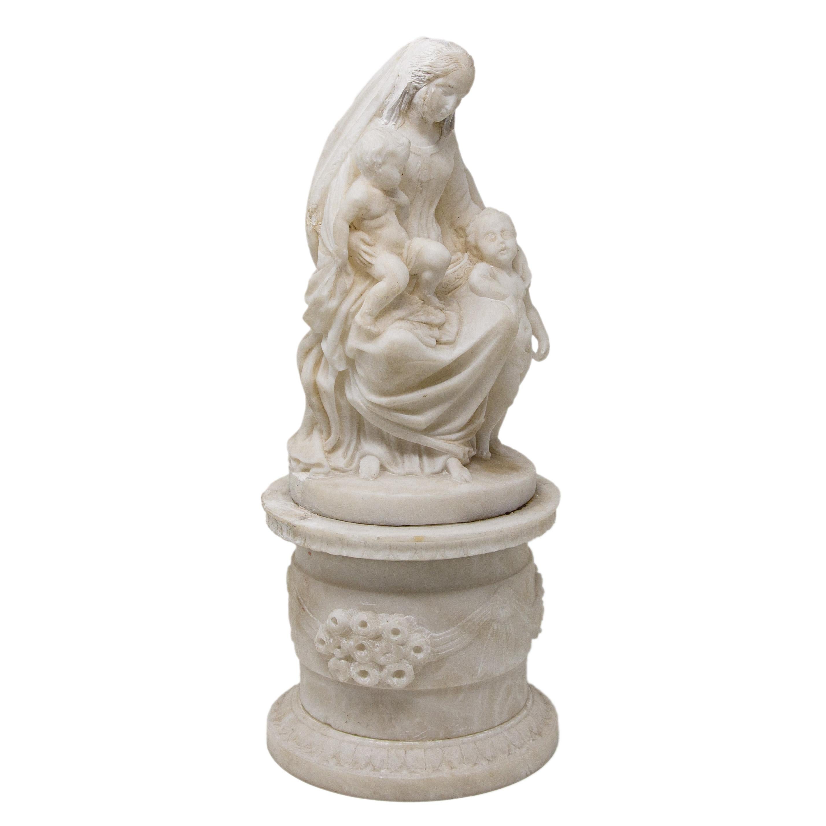 19thC

Madonna with Child and San Giovannino

Alabaster, cm h. 29

The item is in good condition