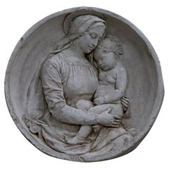 Madonna con Bambino Round Low Relief