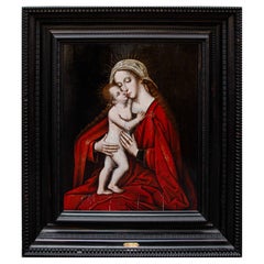 Madonna con Bambino, Scuola di Bruges (XVI secolo), Olio su tavola