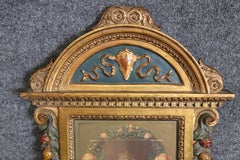 Madonna Della Candeletta by Carlo Crivelli Lithograph Carved polychromed Frame